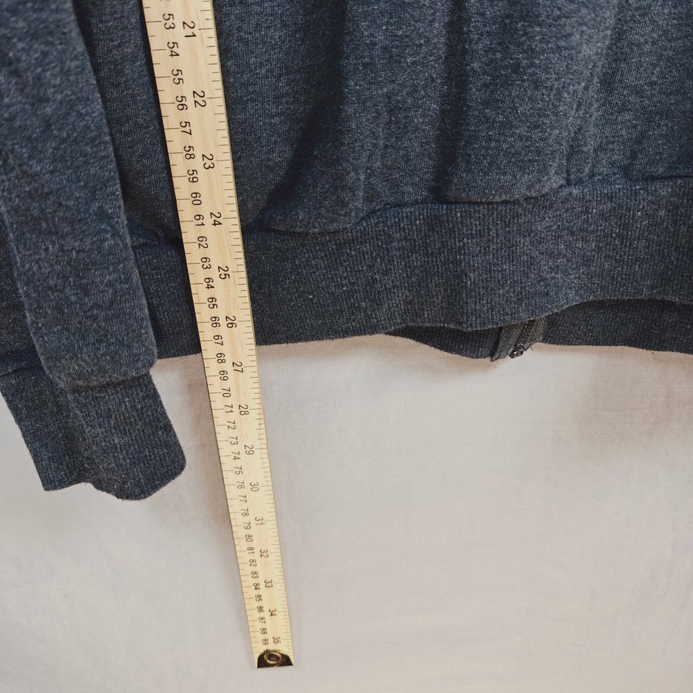 Maui and Sons Mens Zip Up Hoodie Gray Size Large Full Zip Casual Beach LARGE - Picture 10 of 12